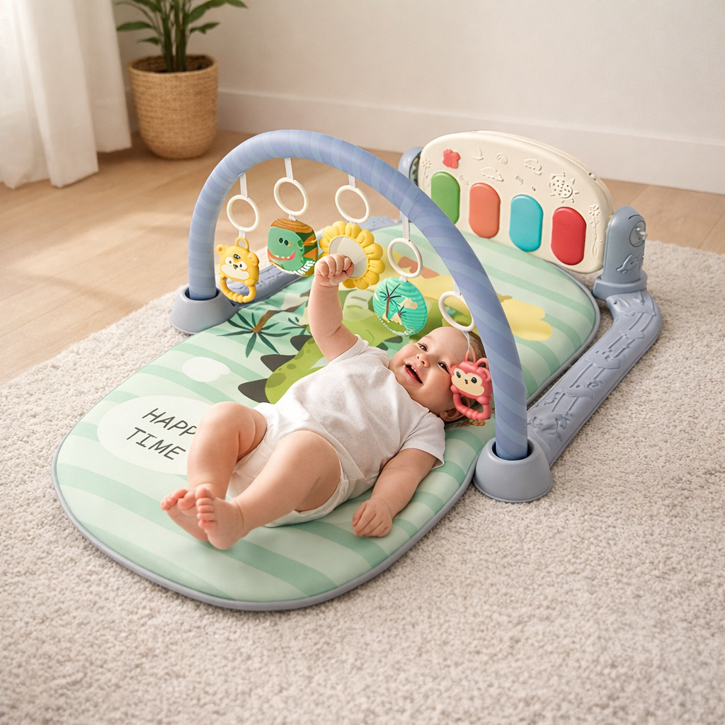 Baby Gym Musical Piano Activity Mat | Zorali