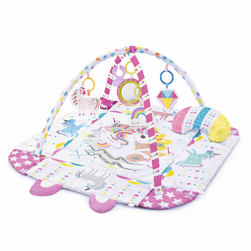 Baby Play Gym Activity Mat with Hanging Toys | Lunavio