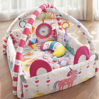 Baby Play Gym Activity Mat with Hanging Toys | Lunavio