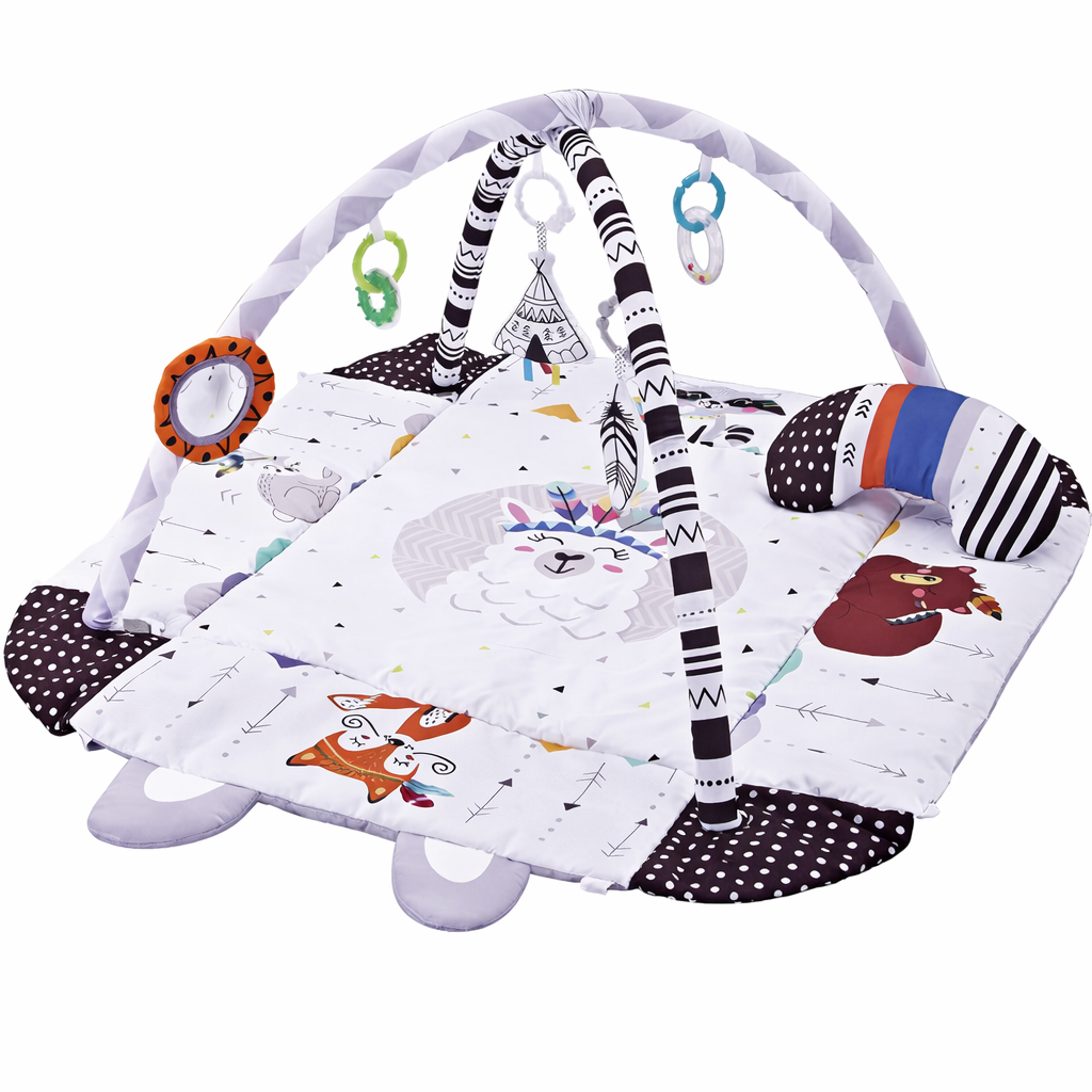 Baby Play Gym with Foldable Activity Mat | Zenvico