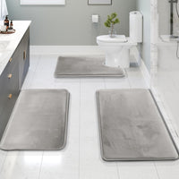 Bathroom Mat Memory Foam Set Anti-Slip Washable | Selano