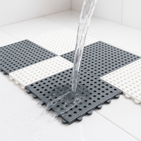 Bathroom Mat Waterproof Rubber Quick-Dry Shower Mat | Vireto