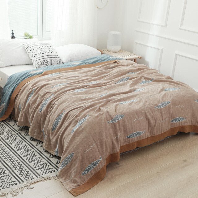 Blanket Cotton Throw for Modern Interiors | Civaroa