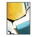 Canvas Wall Art 3 Piece Set Yellow Teal Modern | Zalvero