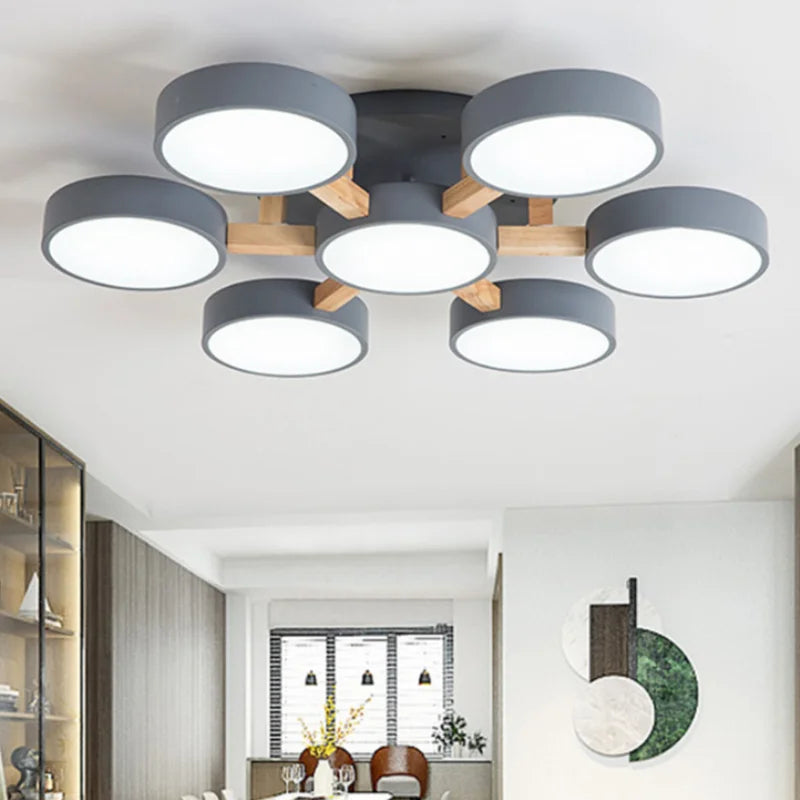Ceiling Light Acrylic Cluster in Nordic Style | Evoron