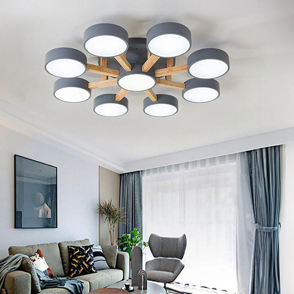 Ceiling Light Acrylic Cluster in Nordic Style | Evoron
