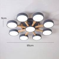 Ceiling Light Acrylic Cluster in Nordic Style | Evoron
