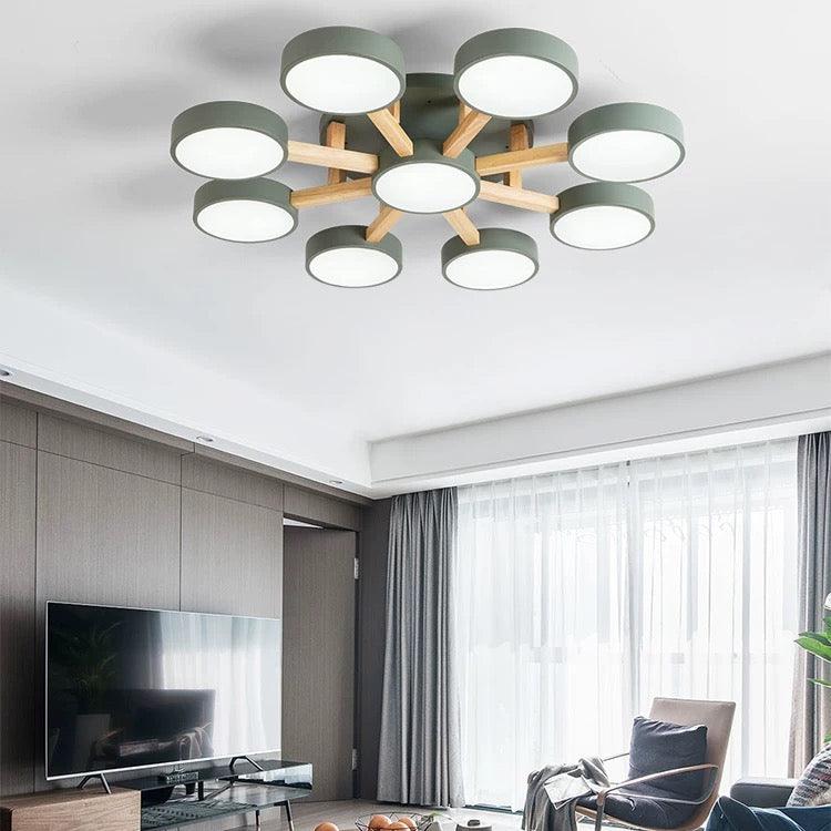 Ceiling Light Acrylic Cluster in Nordic Style | Evoron