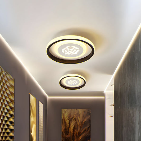 Ceiling Light Acrylic Flush Mount Modern Flower | Veluna