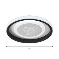 Ceiling Light Acrylic Flush Mount Modern Flower | Veluna