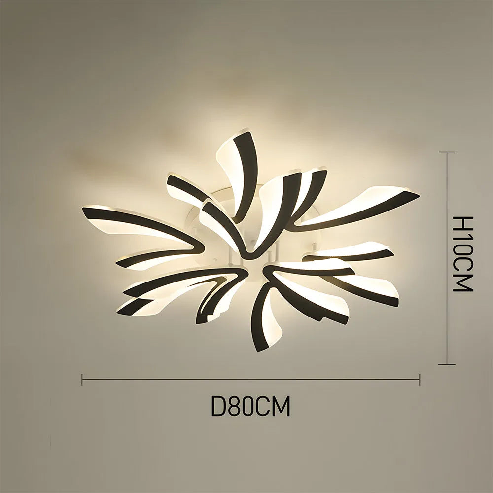 Ceiling Light Acrylic Petal Nordic Style | Melior
