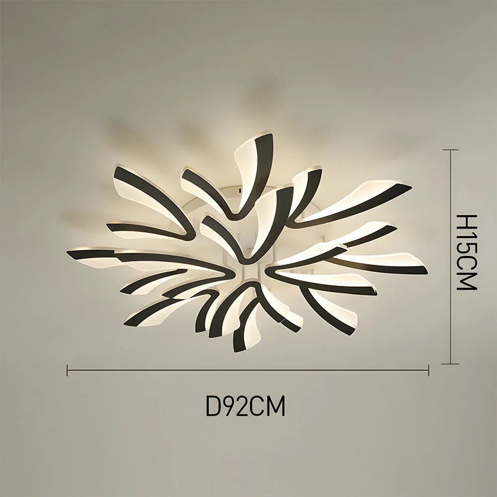 Ceiling Light Acrylic Petal Nordic Style | Melior