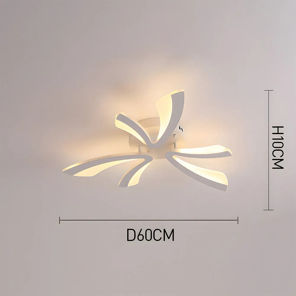 Ceiling Light Acrylic Petal Nordic Style | Melior