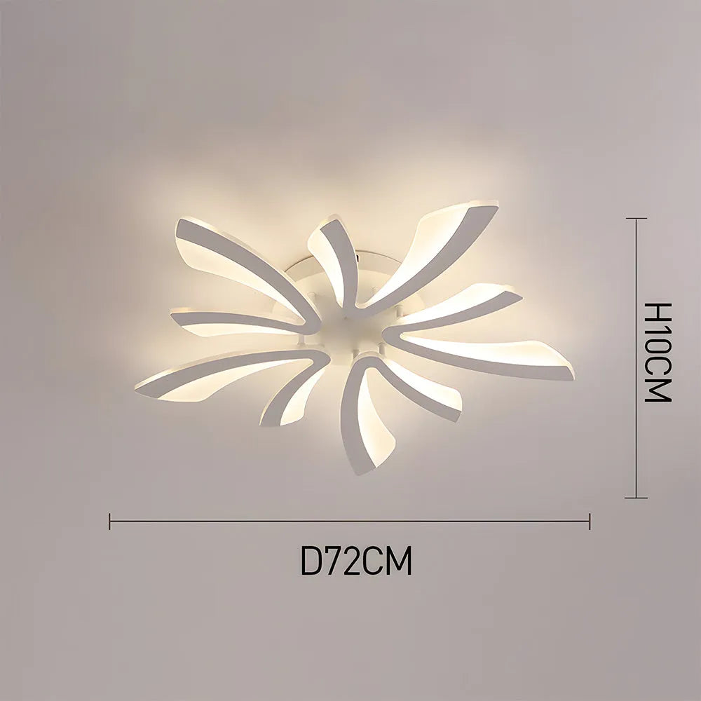 Ceiling Light Acrylic Petal Nordic Style | Melior