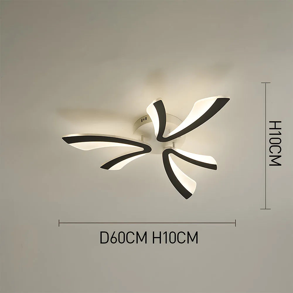 Ceiling Light Acrylic Petal Nordic Style | Melior