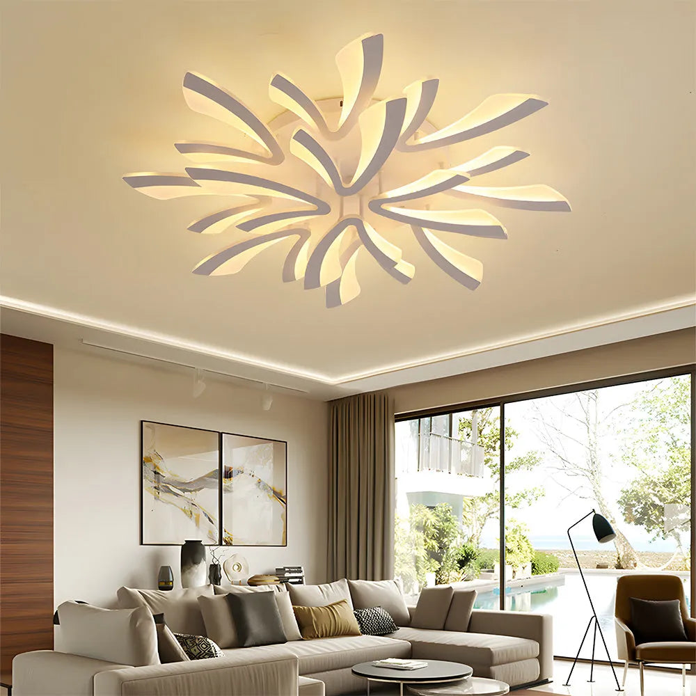 Ceiling Light Acrylic Petal Nordic Style | Melior