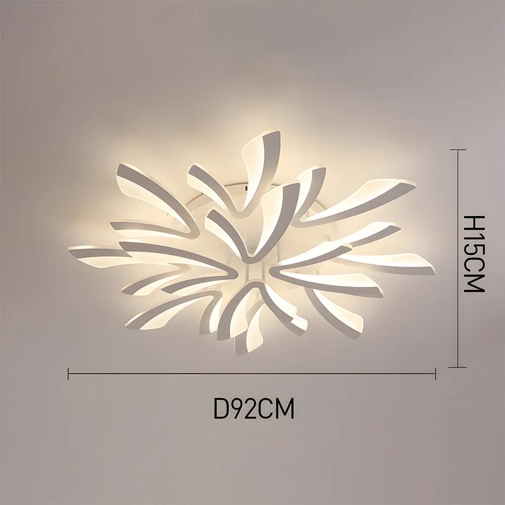 Ceiling Light Acrylic Petal Nordic Style | Melior
