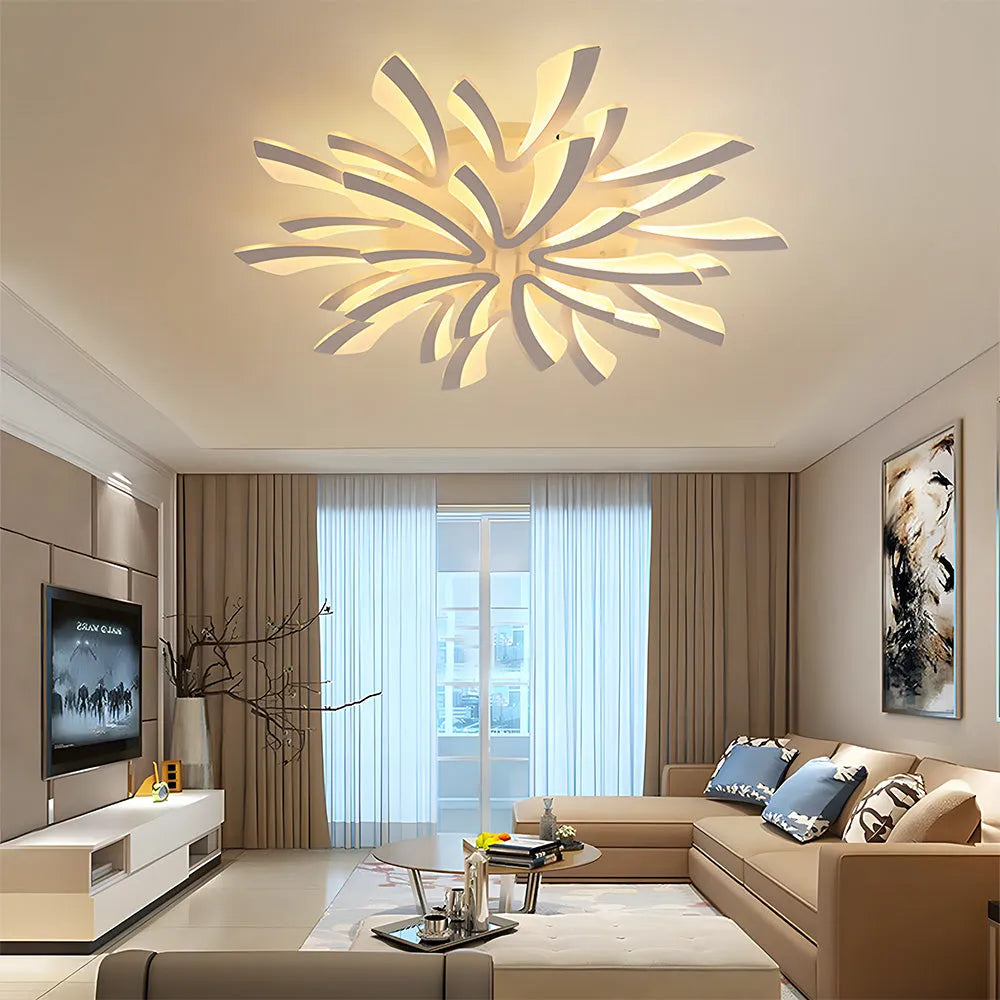 Ceiling Light Acrylic Petal Nordic Style | Melior
