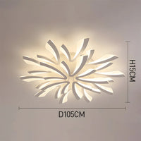 Ceiling Light Acrylic Petal Nordic Style | Melior