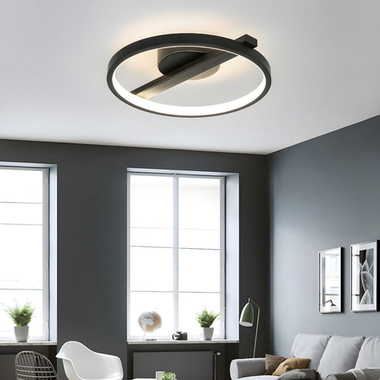 Ceiling Light Acrylic Ring Modern Flush Mount | Alvona