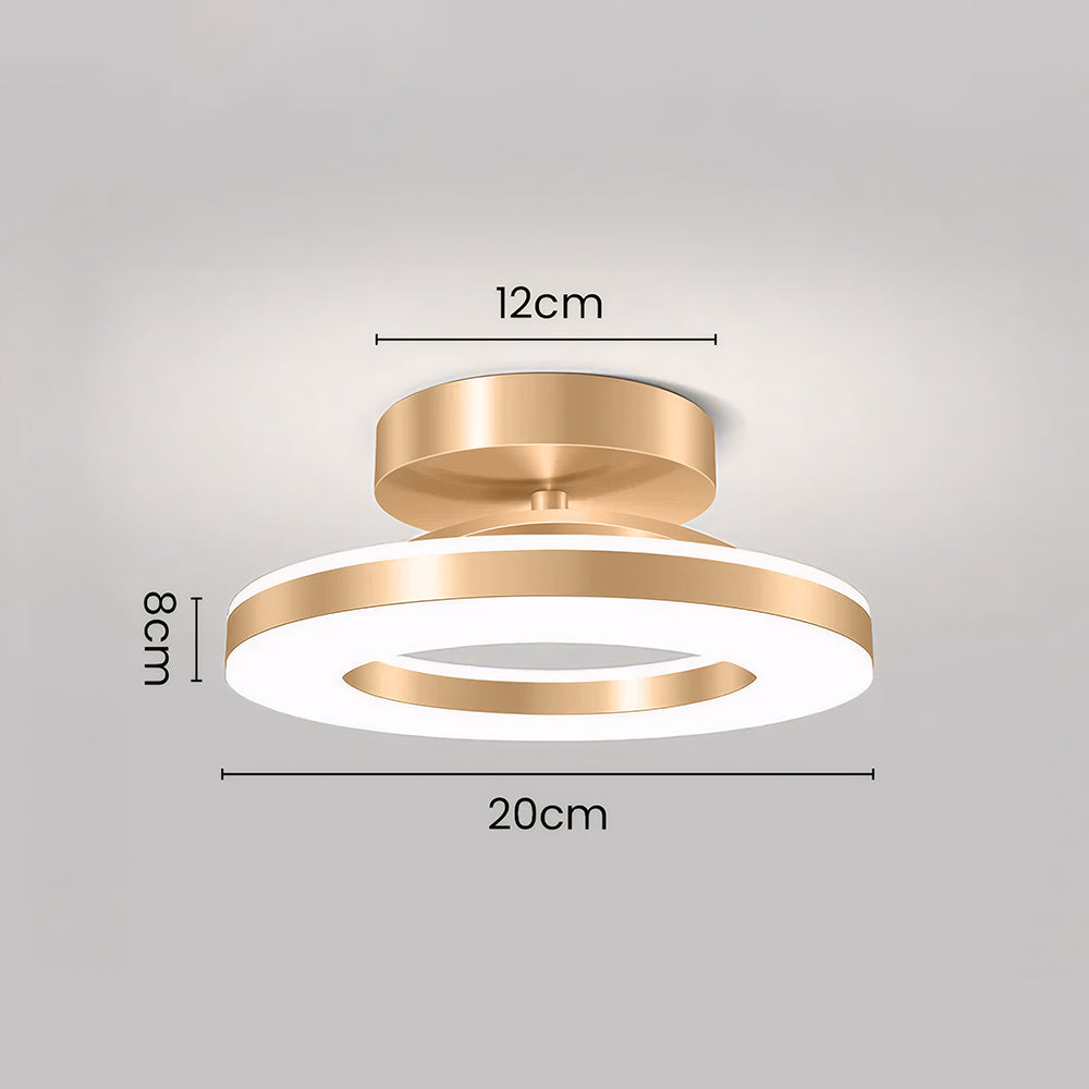 Ceiling Light Acrylic Round Modern Corridor Style | Finmar