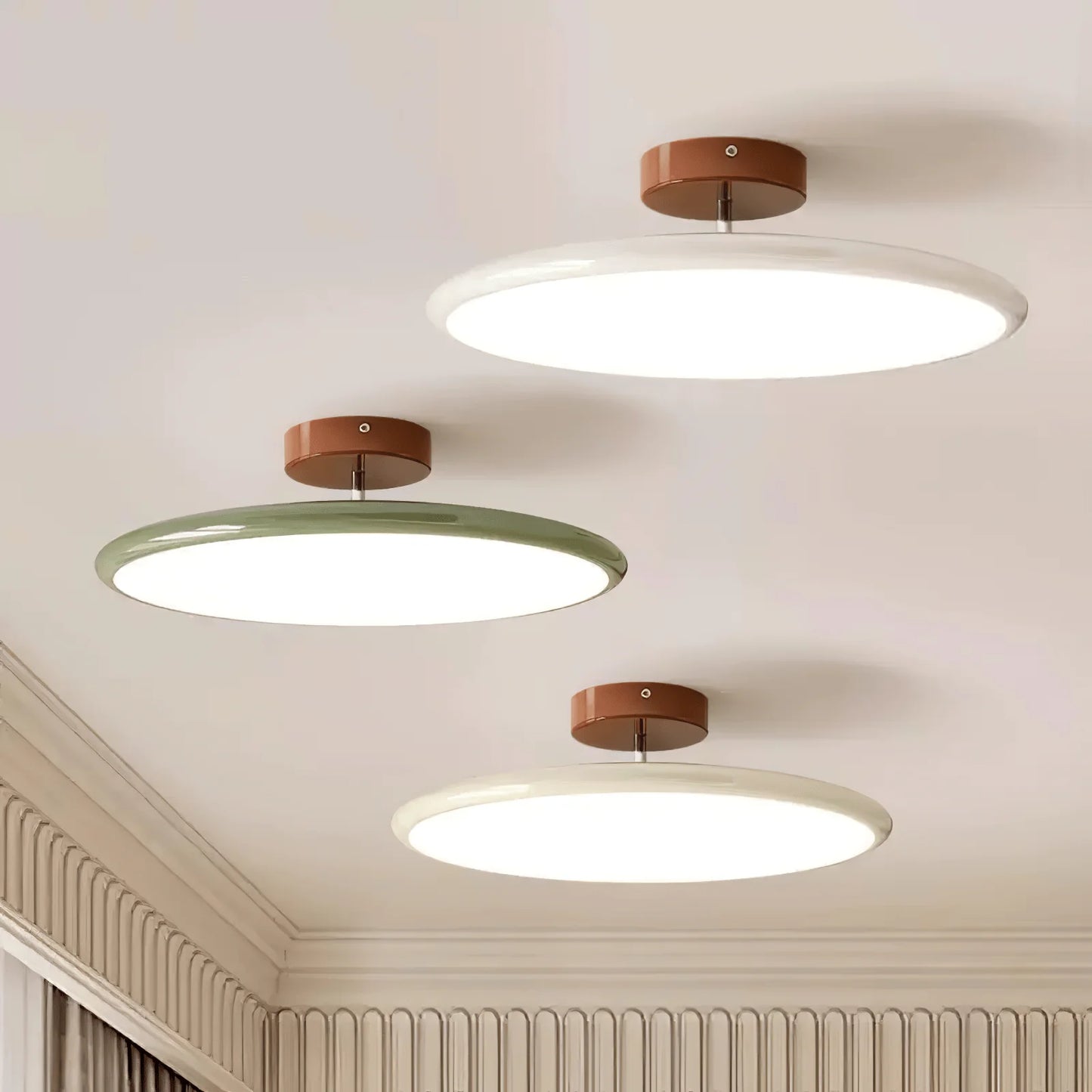 Ceiling Light Adjustable LED with Circular Shade | Drifto