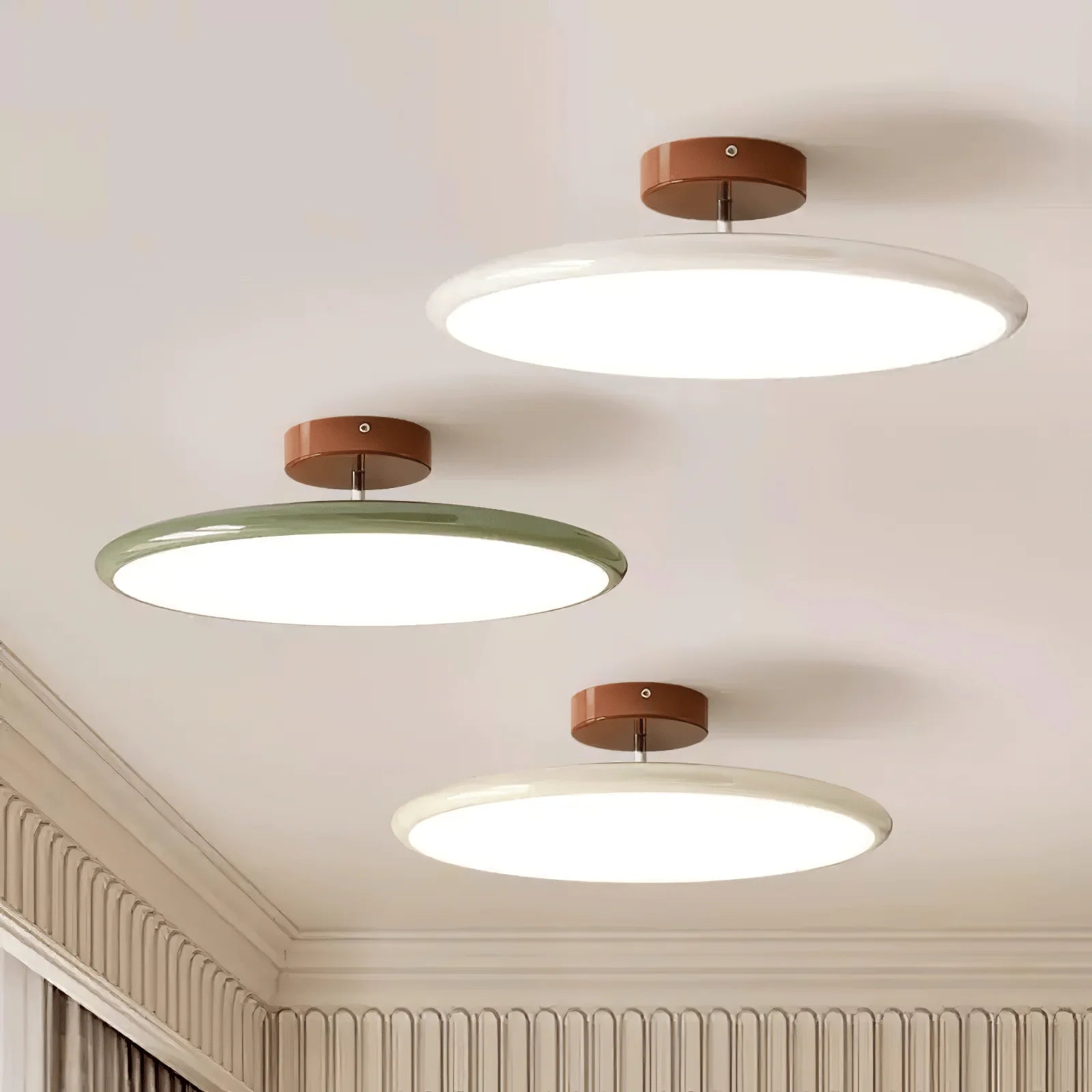Ceiling Light Adjustable LED with Circular Shade | Drifto