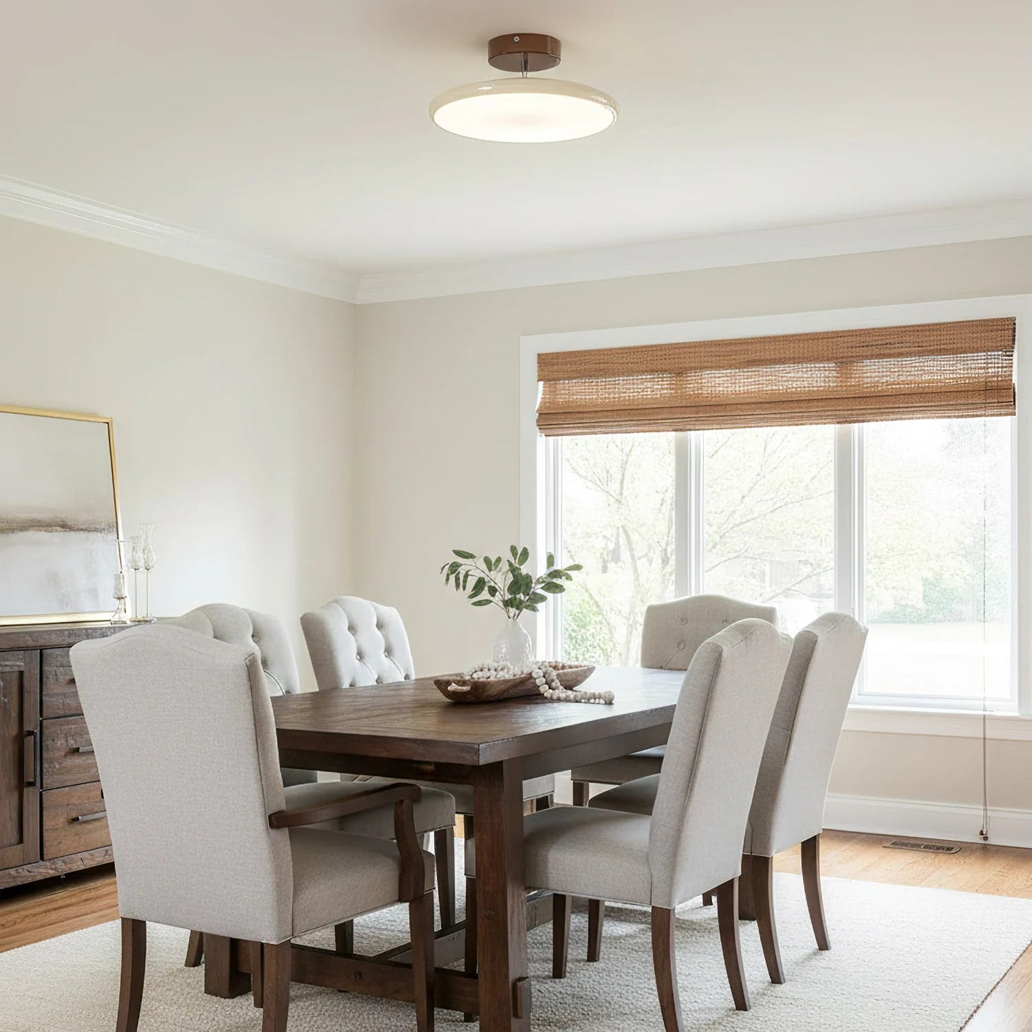 Ceiling Light Adjustable LED with Circular Shade | Drifto