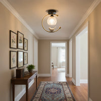 Ceiling Light Brass with Ceramic Bird Modern Style | Avinor
