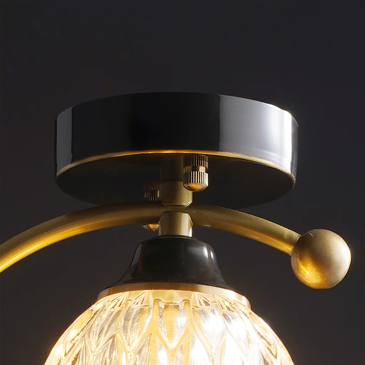 Ceiling Light Brass with Ceramic Bird Modern Style | Avinor