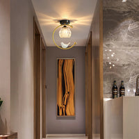 Ceiling Light Brass with Ceramic Bird Modern Style | Avinor