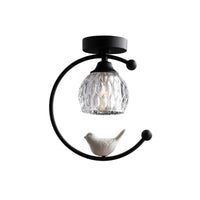 Ceiling Light Brass with Ceramic Bird Modern Style | Avinor