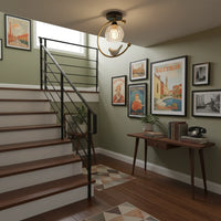 Ceiling Light Brass with Ceramic Bird Modern Style | Avinor
