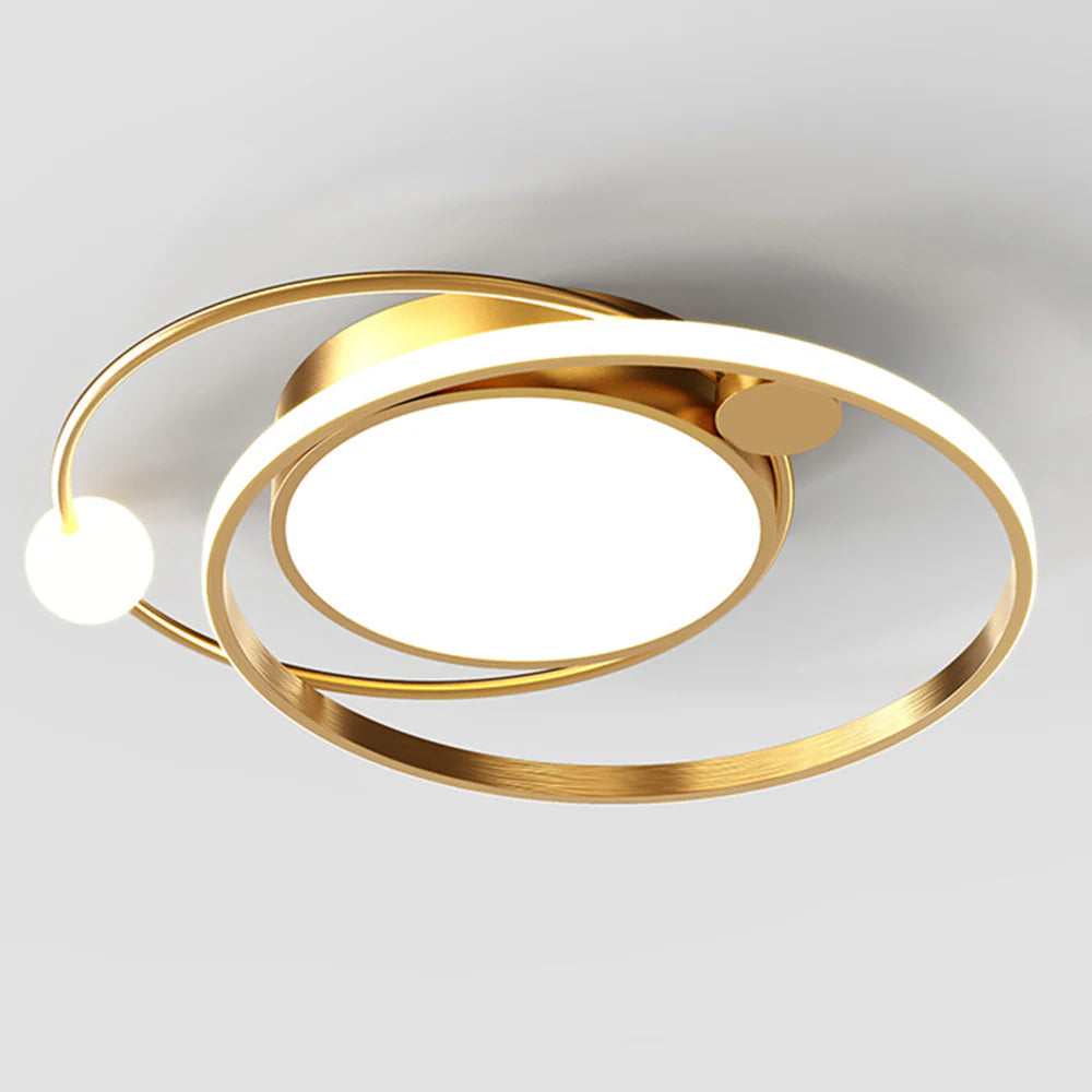 Ceiling Light Copper LED in Modern Style | Cirvalo