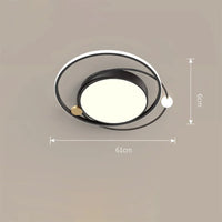 Ceiling Light Copper LED in Modern Style | Cirvalo
