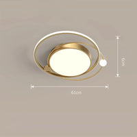 Ceiling Light Copper LED in Modern Style | Cirvalo