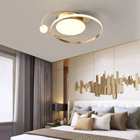 Ceiling Light Copper LED in Modern Style | Cirvalo