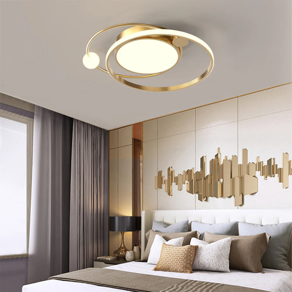 Ceiling Light Copper LED in Modern Style | Cirvalo