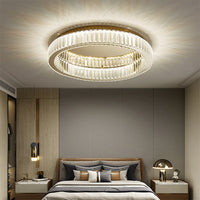 Ceiling Light Crystal Design in Modern Gold | Sulviro