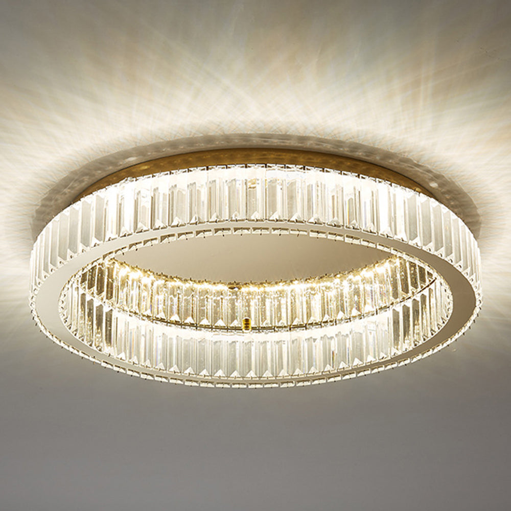 Ceiling Light Crystal Design in Modern Gold | Sulviro
