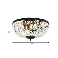 Ceiling Light Crystal Dome Scandinavian Flush Mount | Avelor
