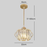 Ceiling Light Crystal Fixture for Contemporary Interiors | Salvion