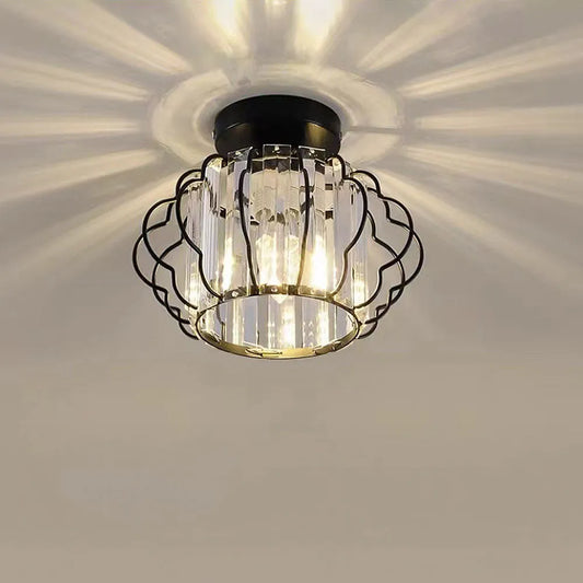 Ceiling Light Crystal Fixture for Contemporary Interiors | Salvion