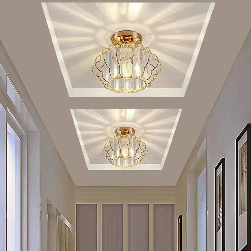 Ceiling Light Crystal Fixture for Contemporary Interiors | Salvion