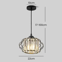Ceiling Light Crystal Fixture for Contemporary Interiors | Salvion