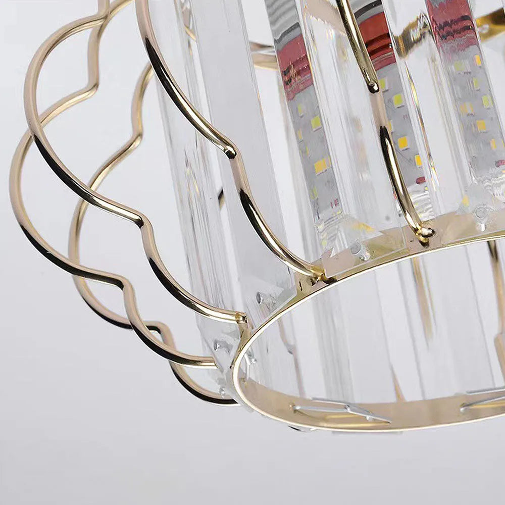 Ceiling Light Crystal Fixture for Contemporary Interiors | Salvion