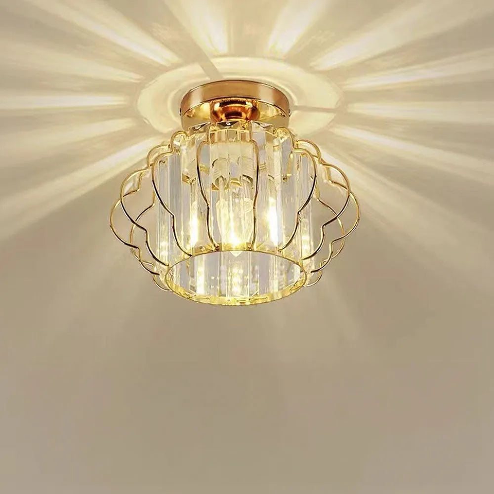 Ceiling Light Crystal Fixture for Contemporary Interiors | Salvion