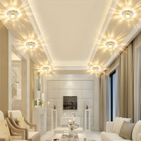 Ceiling Light Crystal Flush Mount Modern Style | Lunvex