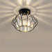 Ceiling Light Crystal Modern Round Design Gold or Black | Golcrest