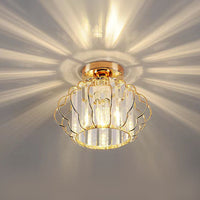 Ceiling Light Crystal Modern Round Design Gold or Black | Golcrest
